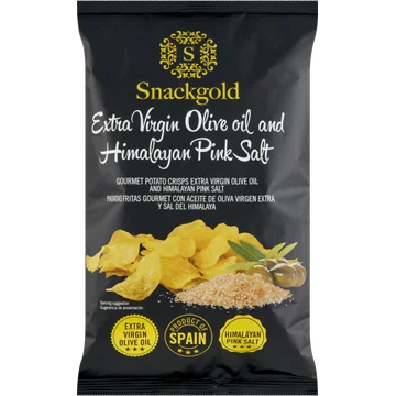 Snackgold Extra Virgin Olive Oil and Himalayan Pink Salt 125 g