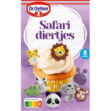 Dr. Oetker Safari Diertjes Decoratie 8 Stuks 16 g