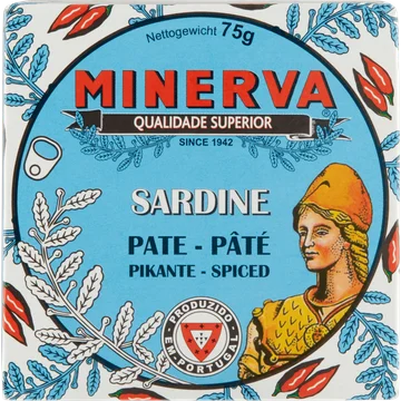 Minerva Sardine Pate Pikante 75 g