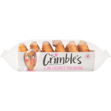 Mrs Crimble's Big Coconut Macaroons 6 Stuks 180 g