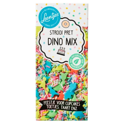 Leentjes Strooi Pret Regenboog Hagel 50 g