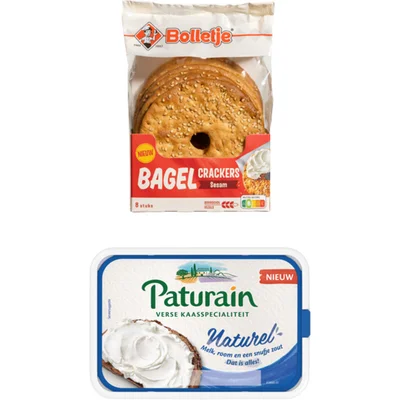 Bolletje Bagel Cracker Paturain Naturel pakket