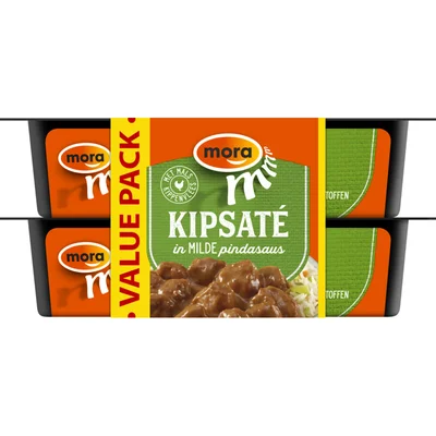 Mora Kipsate in milde pindasaus value pack