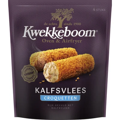 Kwekkeboom Oven en airfryer kalfsvlees croquetten