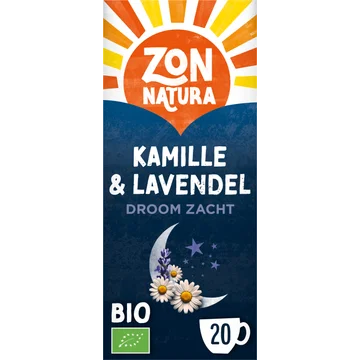 Zonnatura Bio Kamille & Lavendel Droom Zacht 20 Zakjes 30 g