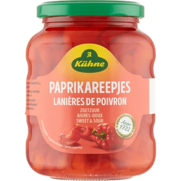Kühne Paprikareepjes Zoetzuur 320 g