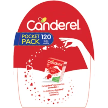 Canderel Pocket Pack 120 Stuks 10,2 g