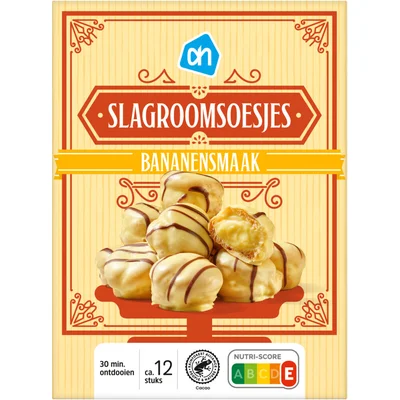 AH Slagroomsoesjes bananensmaak