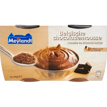 Meylandt Belgische Chocolademousse 4 x 90 g