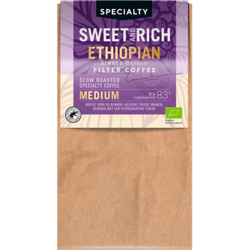 Cornelissen Coffeeroasters Sweet & Rich Ethiopian Medium Roast Filter Koffie 250 g