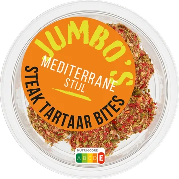 Jumbo's Steak Tartaar Bites Mediterrane Stijl  120 g