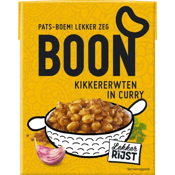 Boon Kikkererwten in Curry 380 g