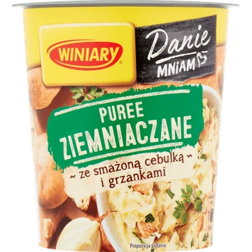 Winiary® Aardappelpuree met Croutons en Gebakken Uitjes 59 g