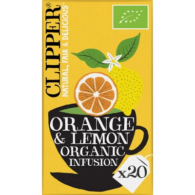 Clipper Orange & lemon organic infusion