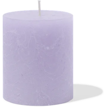 Kaars Rustiek 7*8 Lila