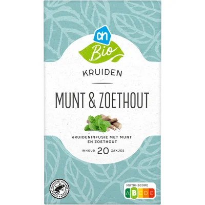 AH Biologisch Kruiden munt zoethout