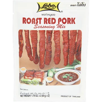 Lobo Roast Red Pork Seasoning Mix 2 x 50 g