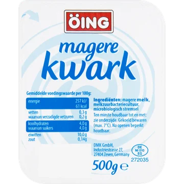 Öing Magere Kwark 500 g