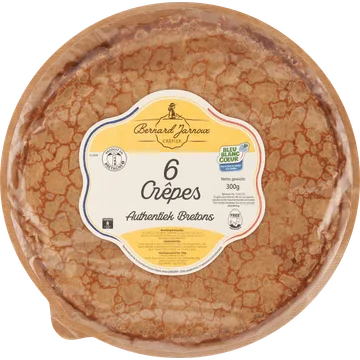 Bernard Jarnoux Crêpes Authentiek Bretons 6 Stuks 300 g