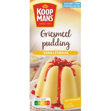 Koopmans Griesmeelpudding Vanillesmaak 500 g