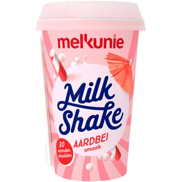 Melkunie Milkshake Aardbeismaak 200 ml