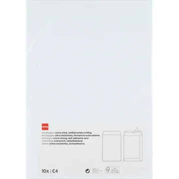 HEMA Enveloppen Extra Sterk C4 10 Stuks