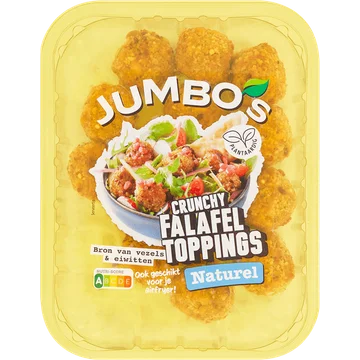 Jumbo's Crunchy Falafel Toppings Naturel 160 g