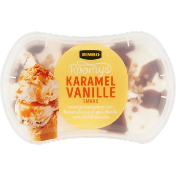 Jumbo Roomijs Karamel Vanille Smaak 100 g
