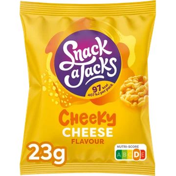 Snack A Jacks Crispies Sour Cream & Chive Rijstwafels 23 gr