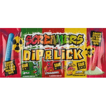 Zed Candy Screamers Dip & Lick Hard Snoep 40 g