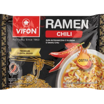Vifon Ramen Chili Flavour Instant Noodle Soup (Hot) 80 g
