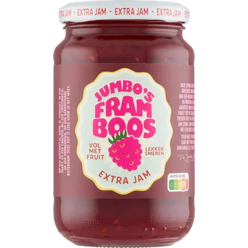 Jumbo's Extra Jam Framboos 430 g