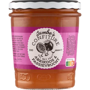 Jumbo's Confiture Abrikoos Passievrucht 330g