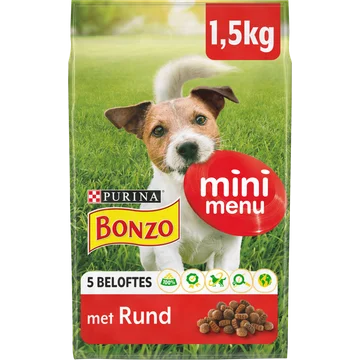 Bonzo Mini Menu Hondenvoer met Rund