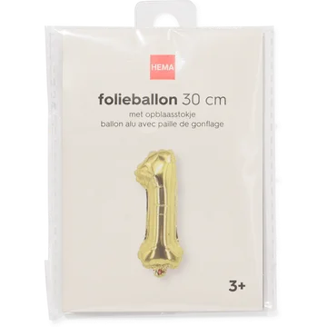 folieballon goud 1