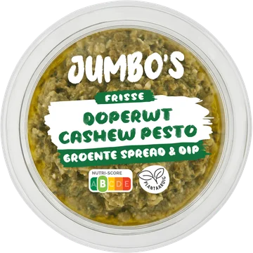 Jumbo's Frisse Doperwt Cashew Pesto Groente Spread & Dip 150 g