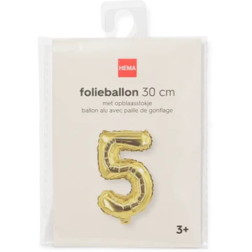 folieballon goud 5