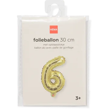 folieballon goud 6