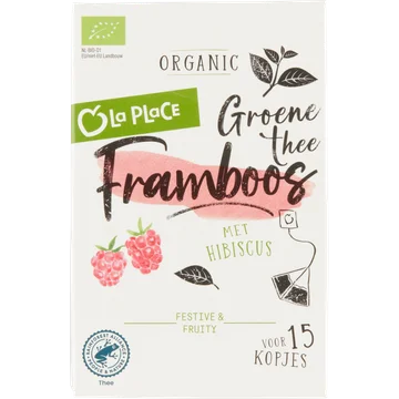 La Place Groene Thee Framboos 15 Stuks