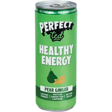 PerfectTed Matcha Energy Pear Ginger 250ML