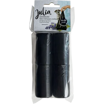Julia Hondenpoepzakjes 4 x 20 Zakjes