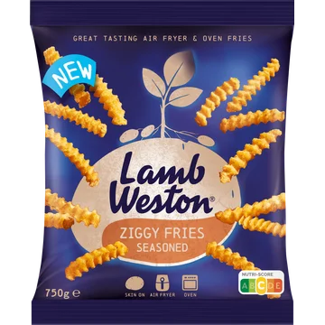 Lamb Weston Ziggy Fries Seasoned 750g