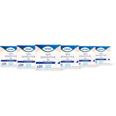 Tena Lights sensitive long inlegkruisjes 6pck