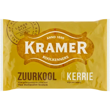 Kramer's Koolkenners Zuurkool Kerrie 520 g