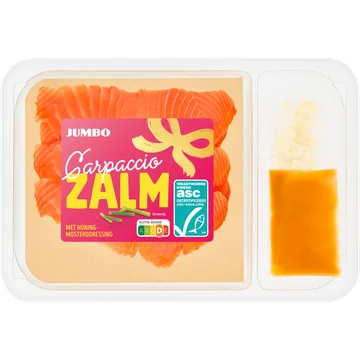 Jumbo Carpaccio Zalm met Honingmosterddressing 125 g