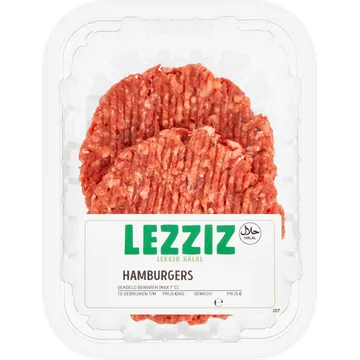 Lezziz Hamburgers Rund 2 Stuks
