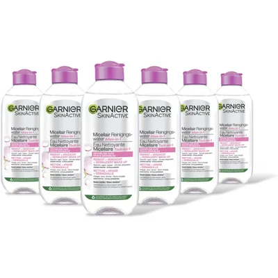 Garnier Gevoelig huid micellair reinigingwtr 6pk