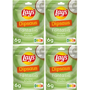 Lay's Dipsaus Fantasia Groene Kruiden 6 g