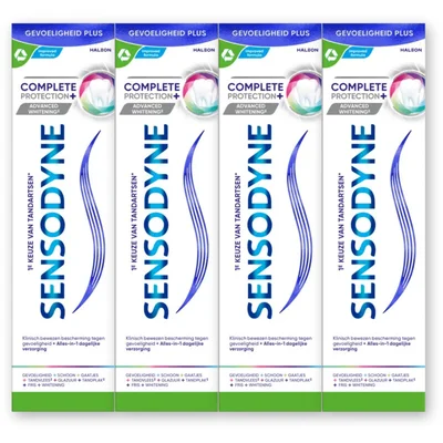 Sensodyne Complete protect advanced whitening 4pck