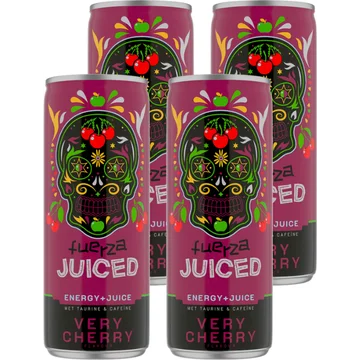 Fuerza Juiced Very Cherry Flavour 4 x 250 ml